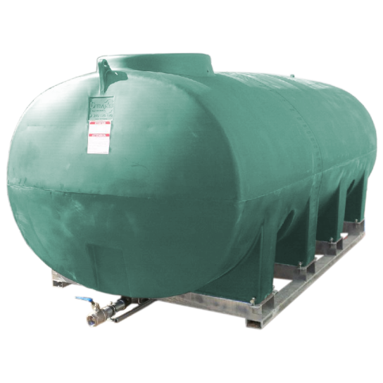 Cuve à vidange totale 6000L - PREMIUM - DURACUVE 6100 avec vanne Polypropylène DN50 et passe cloison_0