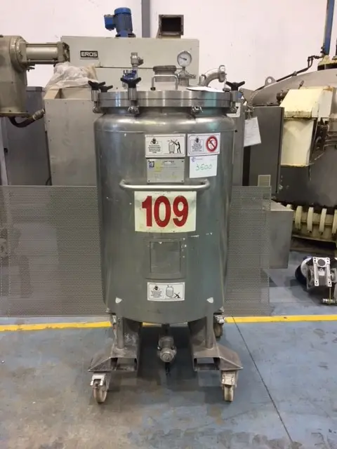 Cuve en acier inoxydable 350 litres avec chemise d'occasion_52 - référence : c3600_0