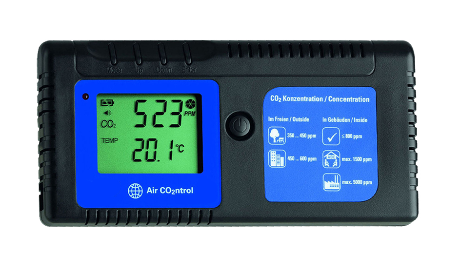 Détecteur de gaz CO2 - Alarme sonore - Piles-Secteur 230 VAC - 3151T_0