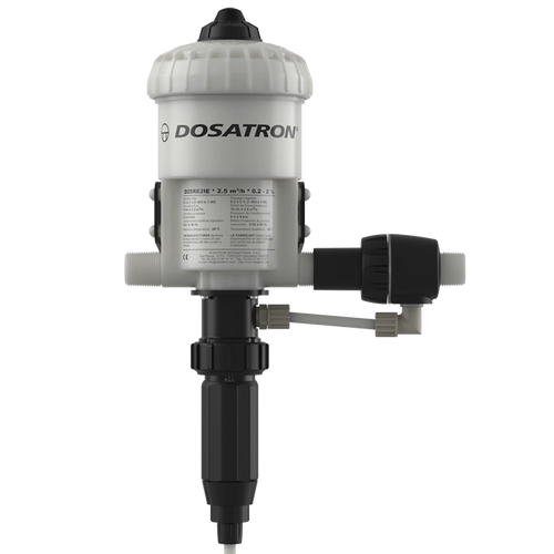 Doseur expert avec Corps en PVDF résistant et moteur protégé idéal pour les additifs corrosifs ou abrasifs - DOSATRON D25RE2 IE PVDF_0