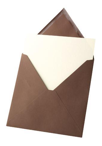 ENVELOPPE 165 X 165 MM POLLEN CLAIREFONTAINE 120 G SANS FENÊTRE MARRON CACAO - PAQUET DE 20
