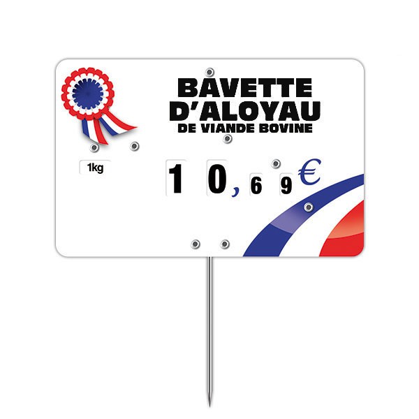 ETIQUETTE TRAD'ETIQ N°3 FRANCE À  PIQUE & À  TEXTE