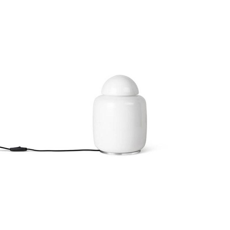 FERM LIVING LAMPE À POSER BELL, VERRE, BLANC, HAUTEUR 27,7 CM