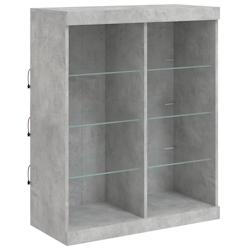 Helloshop26 - Buffet bahut commode armoire meuble de rangement organisateur cuisine salle de séjour salon avec lumières LED 81 x 37 02_0030008 - 300_0