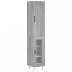 Helloshop26 - Buffet bahut commode armoire meuble de rangement organisateur cuisine salle de séjour salon haut sonoma 34,5 x 34 x 02_0035227 - 300021_0