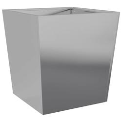Helloshop26 - Jardinière bac lit surélevé plantes fleurs terrasse jardin 50 x 50 x 50 cm acier galvanisé gris 02_0037660 - 3000213917673_0