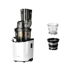 Kuvings - Extracteur de jus REVO830 + kit sorbet & smoothie - Double embouchure, Système de découpe automatique - Blanc - blanc 3760211390617_0