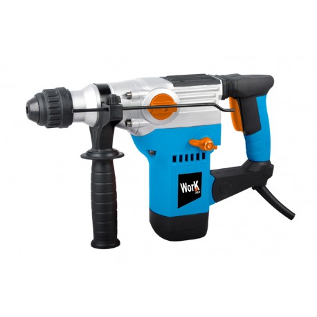 Marteau perforateur 900W Elem - 3 J - Mandrin SDS - Coffret avec mèches et burins_0