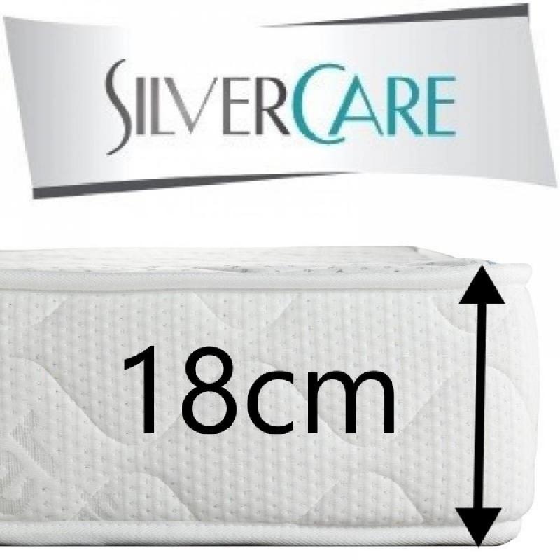 Matelas Nota Memory Silvercare - Épaisseur 18 cm dont 3 cm à mémoire de forme 50Kg/m3 - Convertible express 140 cm_0