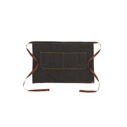 Tablier serveur court Chef Works Memphis noir - textile B587_0