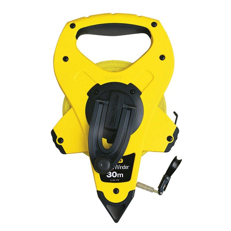 MESURE LONGUE 60MX12,7MM RUBAN FIBRE DE VERRE POWERWINDER - STANLEY - 2-34-775