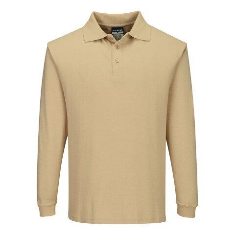 PORTWEST FR10 POLO MANCHES LONGUES MODAFLAME BRONZE - TAILLE XL