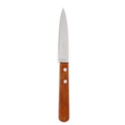 Pradel Excellence - Couteau office 9cm manche bois 2 rivets vrac - marron 3158079933679_0