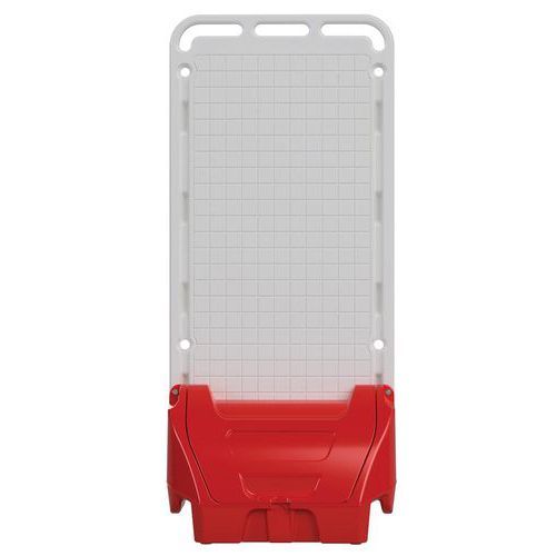 PRÉSENTOIR D'AFFICHAGE MOBILE - BASE ROUGE - JONESCO