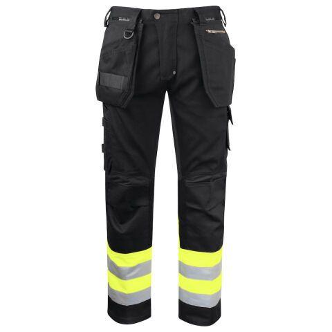 PROJOB 6524 PANTALON STRETCH KEVLAR CORDURA JAUNE/NOIR - TAILLE 44