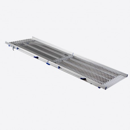 Rampe d'accès pliable extra longue et légère - Référence TE-2542-1 - Aluminium, 400 kg, 82 cm_0
