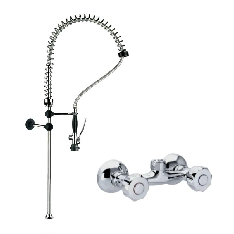RM GASTRO Douchette murale avec robinet REDFOX - DOC 2+ - REDFOX - 0615402776646_0