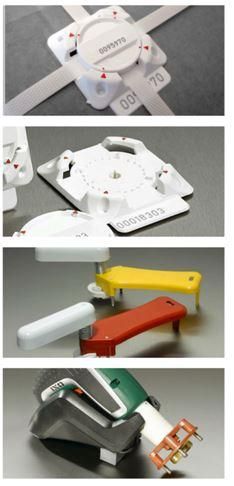 Scellé Straplock F.7000 pour feuillard plastique - Polystyrène cristal - Numérotation laser_0