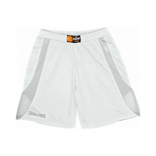SHORT BASKET - SPALDING - JAM NOIR BLANC