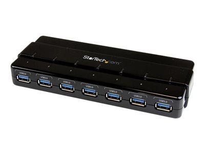 STARTECH.COM HUB SUPERSPEED USB 3.0 AVEC 7 PORTS - 5GBPS - CONCENTRATEUR USB 3.0 AVEC ADAPTATEUR D'ALIMENTATION
