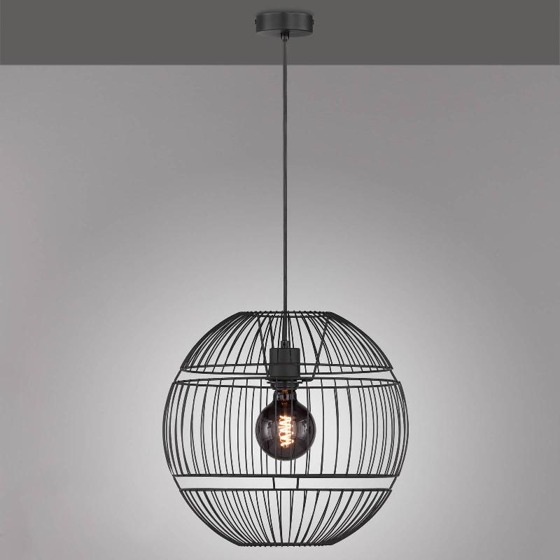 FISCHER & HONSEL SUSPENSION DROPS ABAT-JOUR MÉTAL, 1 LAMPE
