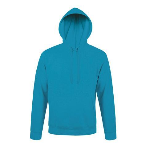 SWEAT PERSONNALISABLE À CAPUCHE EN COTON AQUA