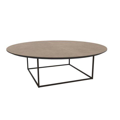 TABLE BASSE RONDE MILAN Ø 100 CM - BRONZE