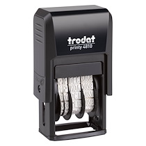 TAMPON ENCREUR AUTOMATIQUE DATEUR STANDARD 12 FORMULES TRODAT PRINTY 4810