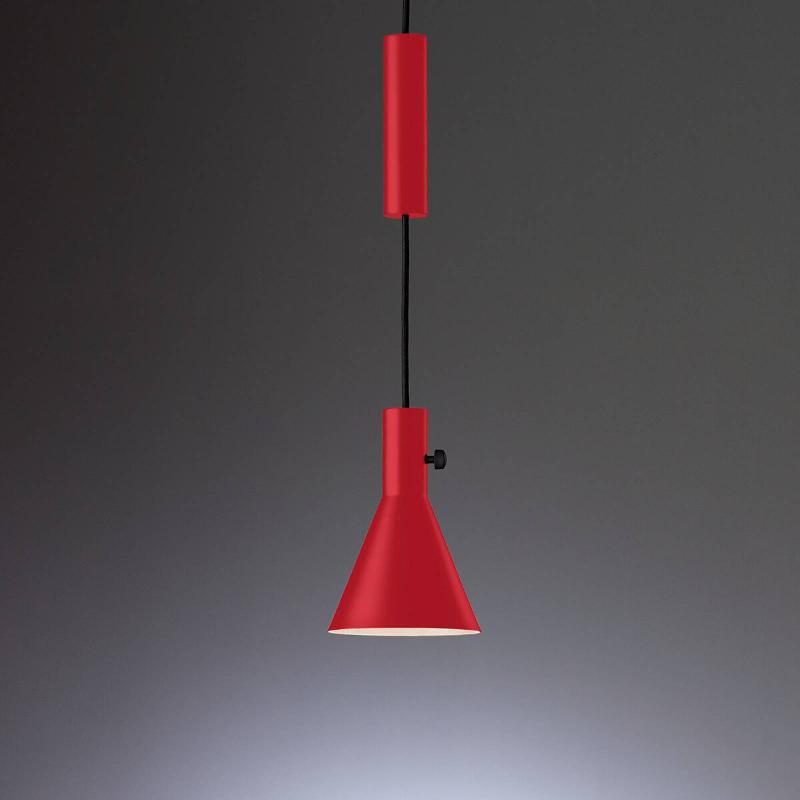 TECNOLUMEN SUSPENSION LED ULTRA-MODERNE ELEU EN ROUGE