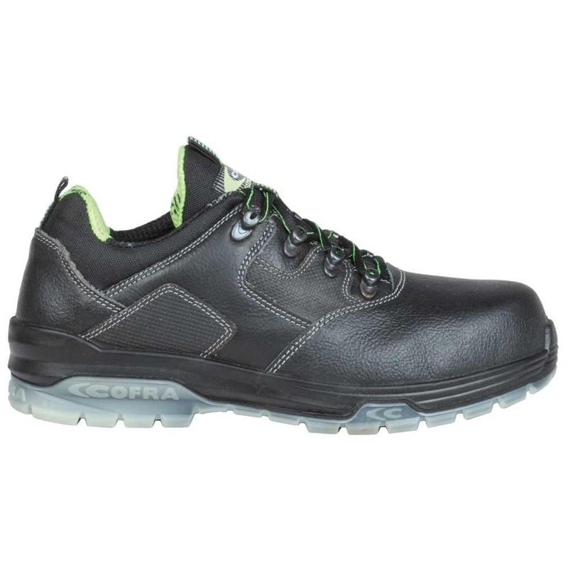 Chaussures de sécurité basses Tiziano Black S3 SRC - cuir hydrofuge - norme EN ISO 20345:2011_0