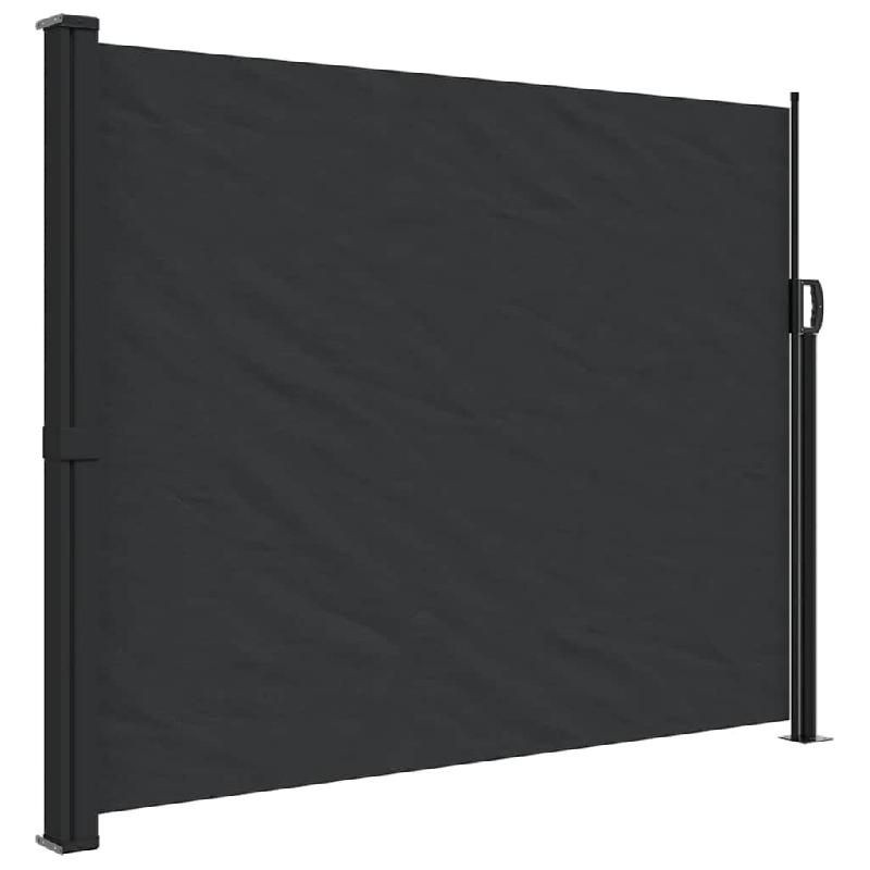 VidaXL Auvent latéral rétractable noir 160x300 cm Modèle Riviera Vision - 4004309_0