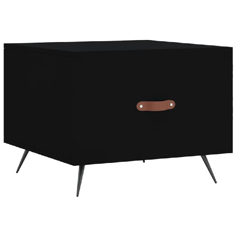 VidaXL Table basse Noir 50x50x40 cm Bois d'ingénierie Modèle Aero Urban Pro - 829334_0