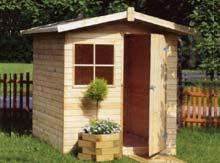 Abri de jardin avec porte simple_0