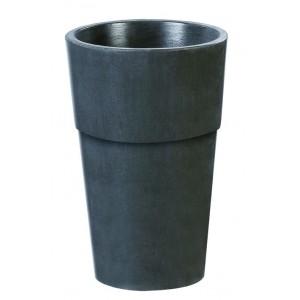 Bac vase pot rond en béton ciré - 017294_0