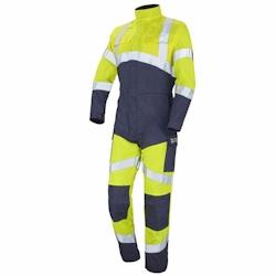 Cepovett - Combinaison avec 1 Zip Silver Tech 260 Jaune / Bleu Marine Taille L - L jaune 3184373545317_0