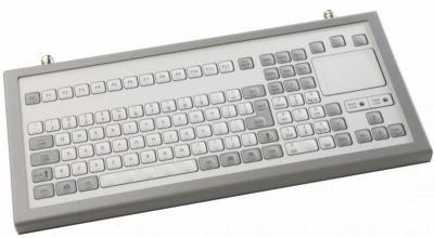 Clavier touchpad industriel à poser sur table 106 touches IP65 USB US: QWERTY - Référence: KBSP106S1USB_0