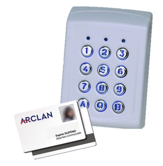 Digicode IP POE avec lecteur RFID - administrable via interface web - gamme ARCLAN_0