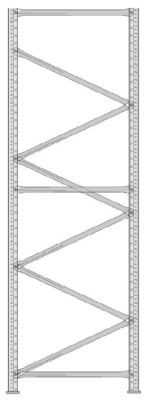 Echelle de rack à palette palstar 3 sbo 4 h.4500 x p.800 mm_0