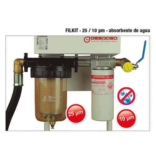 Ensemble chariot de filtration 25+10 microns biodiesel_0