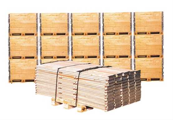 Lot de 110 rehausses pliantes en bois - 600 x 800 mm - Norme NIMP15 - RF1/LOT110_0