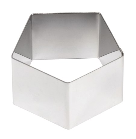 MATFER - NONNETTE PENTAGONE H. 40 X L. 70 X LG. 70 MM INOX (VENDU PAR 4) - 376045