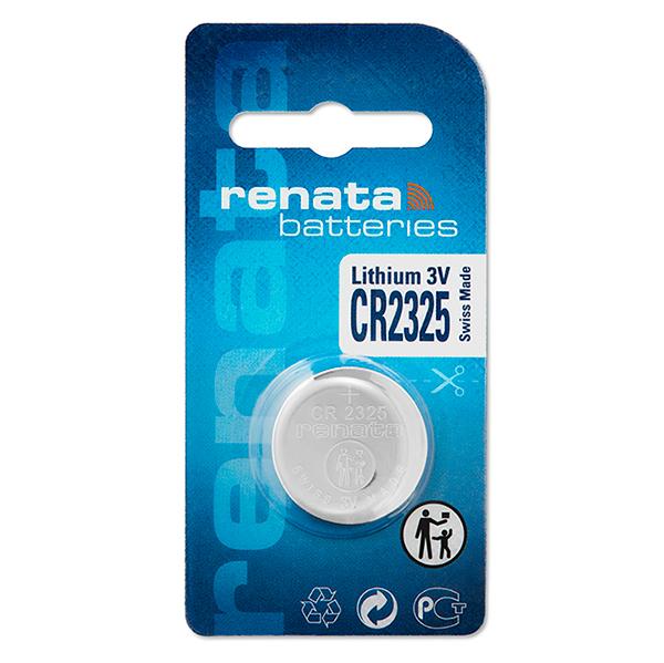 PILE BOUTON LITHIUM BLISTER CR2325 RENATA 3V 190MAH_0
