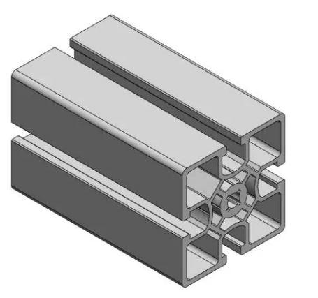 Profilé aluminium 60×60 - barre de 6 mètres - Réf : 900-610_0