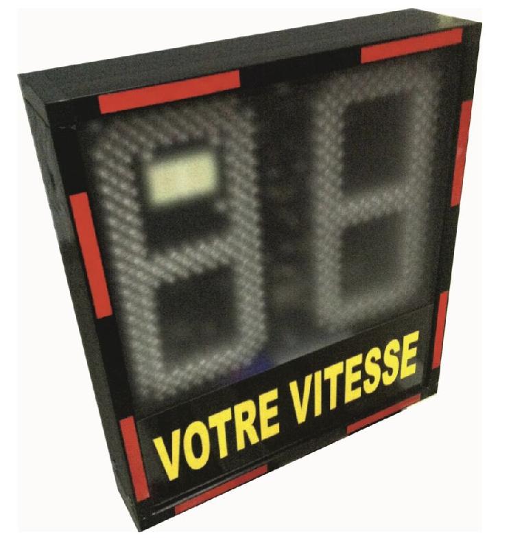 Radar pédagogique Eco - Prévention routière - Alimentation secteur ou solaire - Meilleur rapport qualité/prix_0