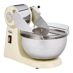 Santos Pétrin mélangeur n°18 - 600W, aluminium, cuve 10L pour pâte à pain et pizza_0