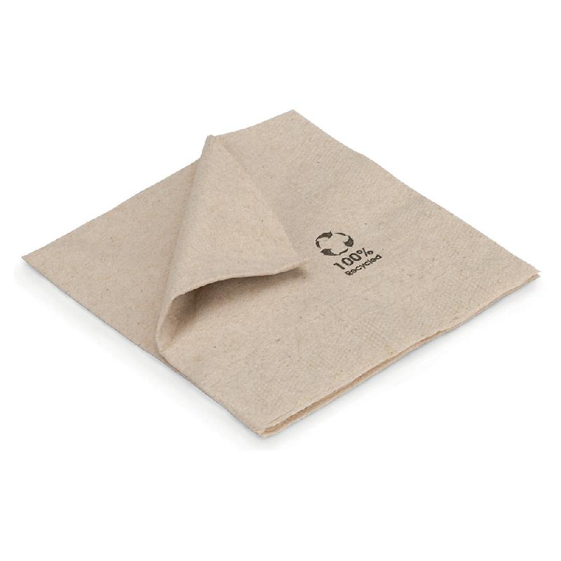 Serviettes de table recyclées 20 x 20 cm 2 plis - Lot de 100_0