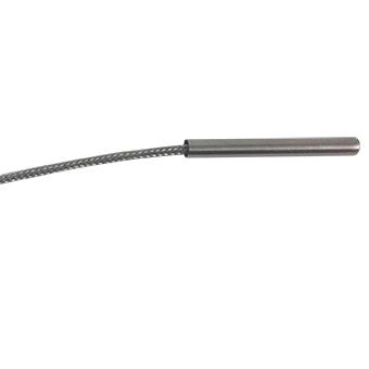 Sonde Pt100 lisse à câble 6x50mm - soie de verre 3m - étendue de mesure 0 à +450°C - inox 316L_0
