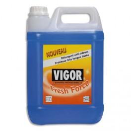 VIGOR FRESH FORCE BIDON 5 LITRES NETTOYANT INDUSTRIEL ANTI-ODEURS