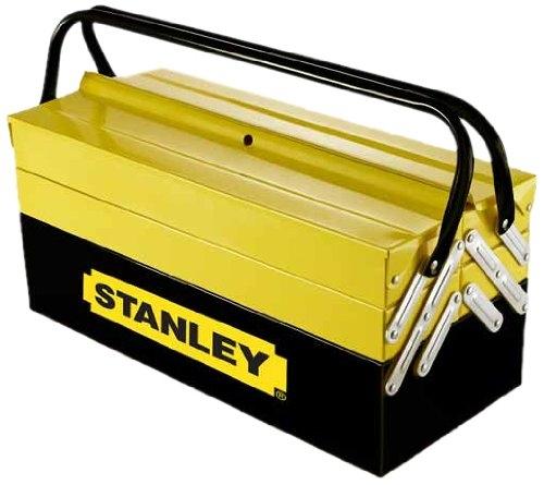 Boîte à outils en métal STANLEY 1-94-738 - Noir et Jaune - 45x20,8x20,8 cm_0