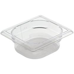 Bourgeat Bac gastronorme Copolyester Cristal+ plein sans anse GN 1/6 profondeur 65 mm - transparent plastique 756106_0